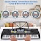 Pyle PyleElectric Keyboard 61 Keys - Portable Digital Musical, 10 Rhythms, 16 Tones, Wired Microphone PKBRD6112 - alternate 6